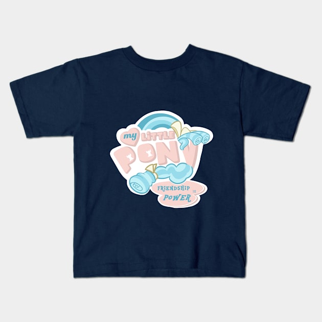 Friendship is Power Kids T-Shirt by MarkYoung